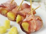 Bouchées d’ananas au bacon