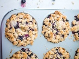 Pour un goûter délicieusement fruité : muffins babeurre et bleuets à savourer ! 🫐💙