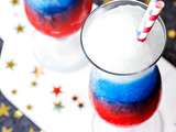 Slush alcoolisée à la limonade (Bleu blanc rouge)