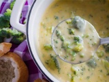 Soupe brocoli chedar