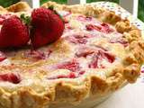 Tarte aux fraises à la crème sure