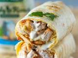 Wrap au poulet à la sauce ranch