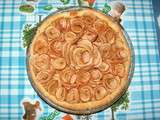 Tarte aux pommes  comme un bouquet de roses  par Marina