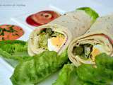 Wraps façon  club  et ses sauces