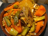 Couscous Marocain légumes et agneau traditionnel