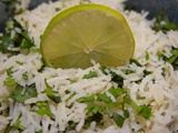 Riz à la coriandre et au citron vert