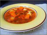 Soupe de citrouille et haricots rouges-Суп з гарбузом і квасолею