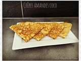 Crêpes amandes coco (Sans gluten et sans lait)