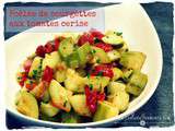 Poêlée de courgettes aux tomates cerises