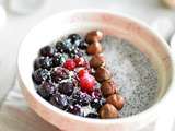 Pudding de chia aux fruits rouges