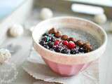 Pudding de chia aux fruits rouges