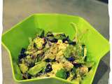 Salade avocat sardine coco