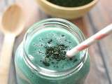 Smoothie amande poire spiruline