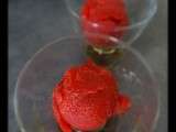 Sorbet fraises