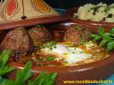 Boulette de merguez et oeufs en tajine