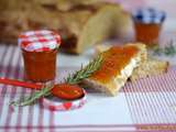 Confiture d'abricots au romarin