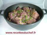 Coq au vin rouge à la charentaise