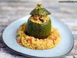 Courgettes farcies au boulgour