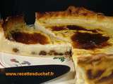 Flan parisien aux raisins secs