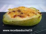 Gratin de christophine farcie (chouchou - chayote)