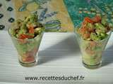 Verrine de Guacamole - Salade d'avocat