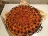 Tarte mirabelles flan pâtissier façon Sergueï