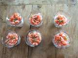 Verrine aux crevettes ducoin