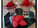 Panacotta aux fraises