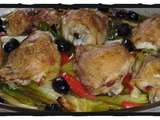 Pollo con verduras