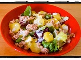 Salade de pommes de terre sauce yaourt