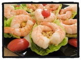 Salade de queues de crevettes