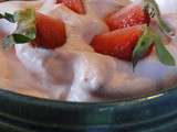 Mousse de fraises au thermomix