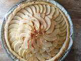 Tarte aux pommes en rosace