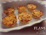 Flans aux carottes et aux lardons