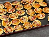 Mini pizza jambon légumes