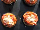 Minis Pizzas aubergines - bébé dès 12 mois ou pour les plus grands :)