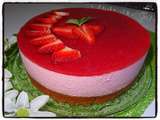 Bavarois à la fraise