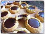 Biscuits aux amandes et chocolat