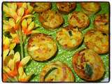 Flans de courgette au bacon