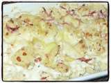 Gratin de chou fleur au reblochon