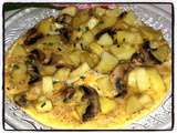 Omelette aux champignons