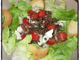 Salade de lentilles