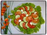 Salade de tomates et concombre