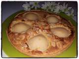 Tarte amandine aux poires