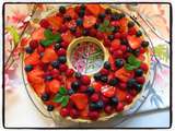 Tarte couronne aux fruits rouges