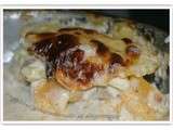 Gratin pomme de terre courge poisson blanc