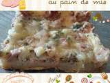 Gratin de thon au pain de mie