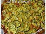 Quiche aux courgettes bacon