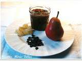 Epices : Confiture poire gingembre chocolat