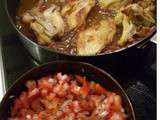 Epices jaunes : Poulet malgache et rougail de tomates